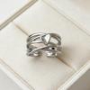 Retro Multi-layer Heart Ring for Women - Unique, Openable, Hip Hop Style, Perfect for Index Finger