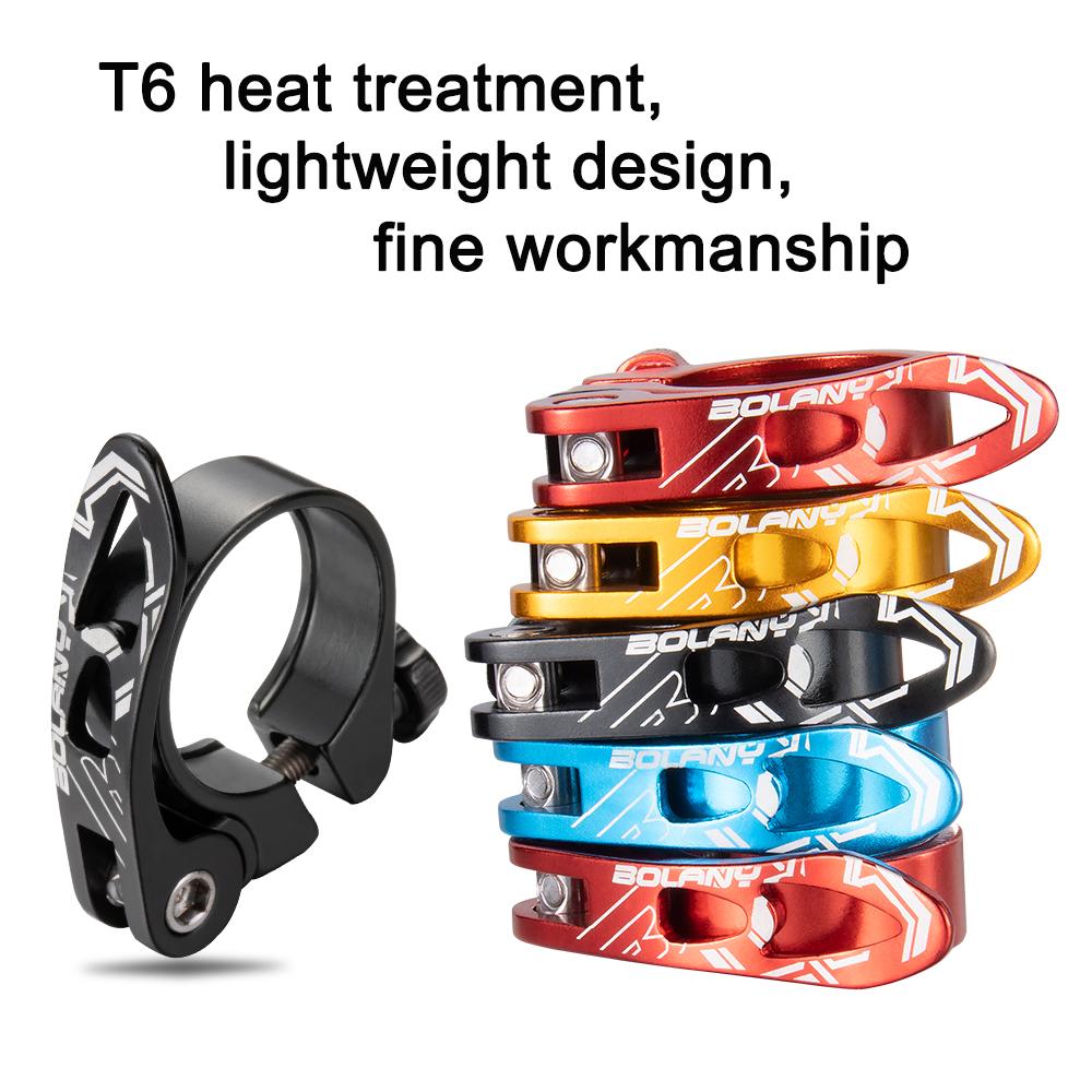 MTB Bicycle Seat post Clamp 31.8 34.9 quick release seatpost clamp for 27.2 28.6 30.4 30.9 31.6mm Seatpost bike saddle clamp