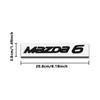1PCS Car ABS Letter Logo Sticker Body Trunk Decoration Sticker Accessories For Mazda 3 5 6 7 Axela CX-5 CX-3 CX-4 Atenza Demio bv5
