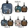 Zipper Closure Dog Treat Pouch Transparent Window Pet Snack Bag Pet Feeding Bag  Pet Training