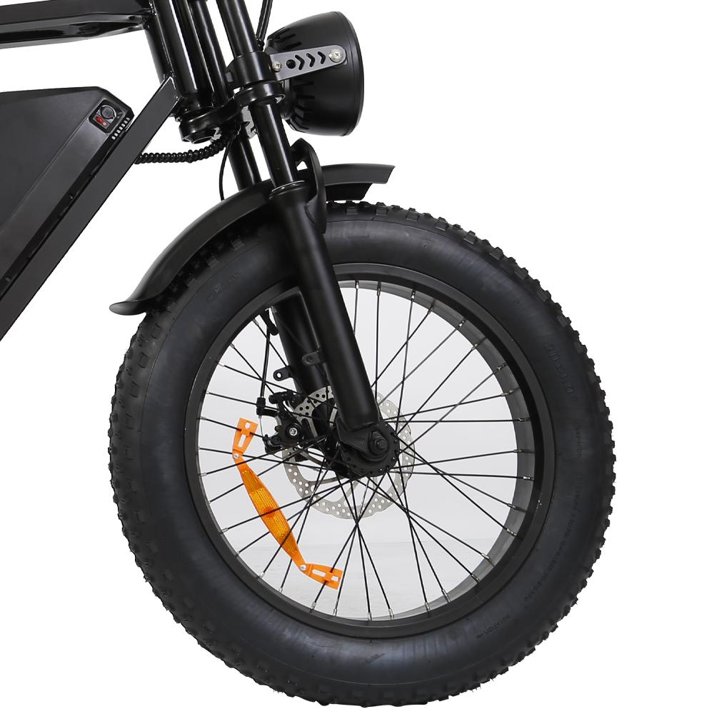 YAMALI FXH-009 20" Fat Tire Electric Bike, 48V 500W Motor, 40km Range, SHIMANO 7-Speed,  Dual Disc Brakes, LCD Display, for Urban Commute