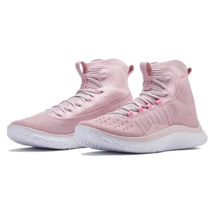 Under Armour Curry 4 Flotro Curry Амортизация Нескользящие Износостойкие Высокие Баскетбольные Кроссовки 3024861-600