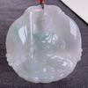 Burma A-Grade Natural Jade Leaf Pi Xiu Pendant
