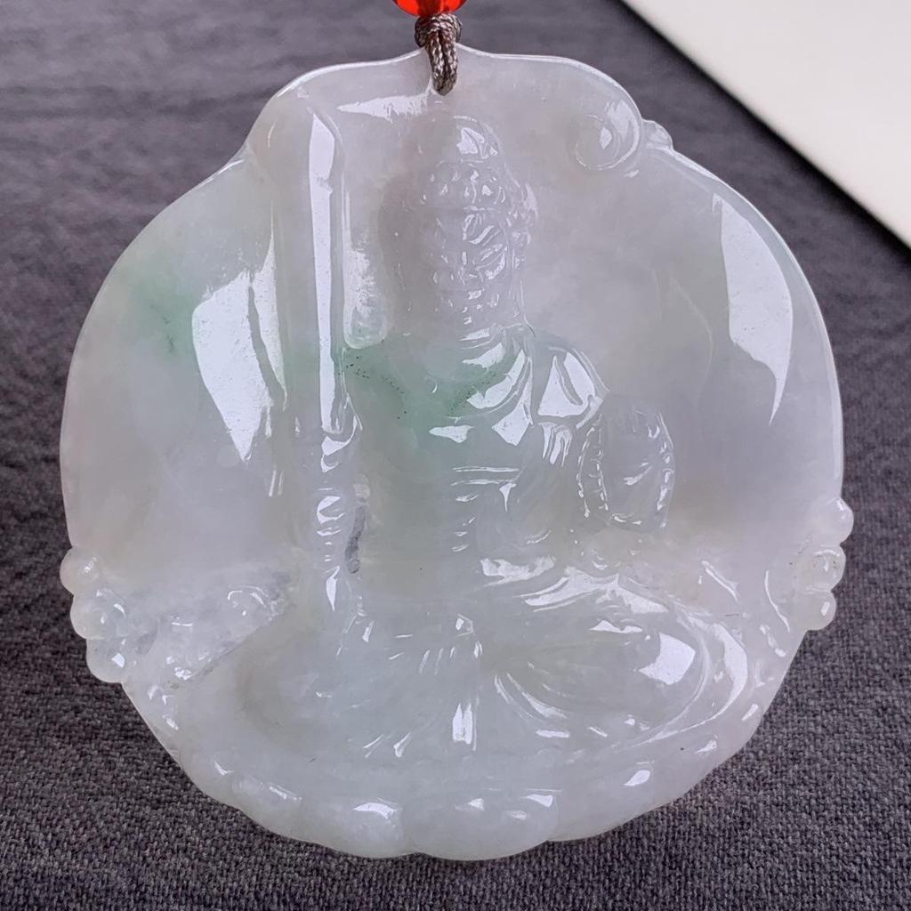 Burma A-Grade Natural Jade Leaf Pi Xiu Pendant