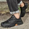 Модная Высококачественная Кожа Мужские Походные Ботинки Для Трекинга На Открытом Воздухе Мужские Нескользящие Дышащие Ботинки Для Скалолазания Мужские Горные Спортивные Ботинки