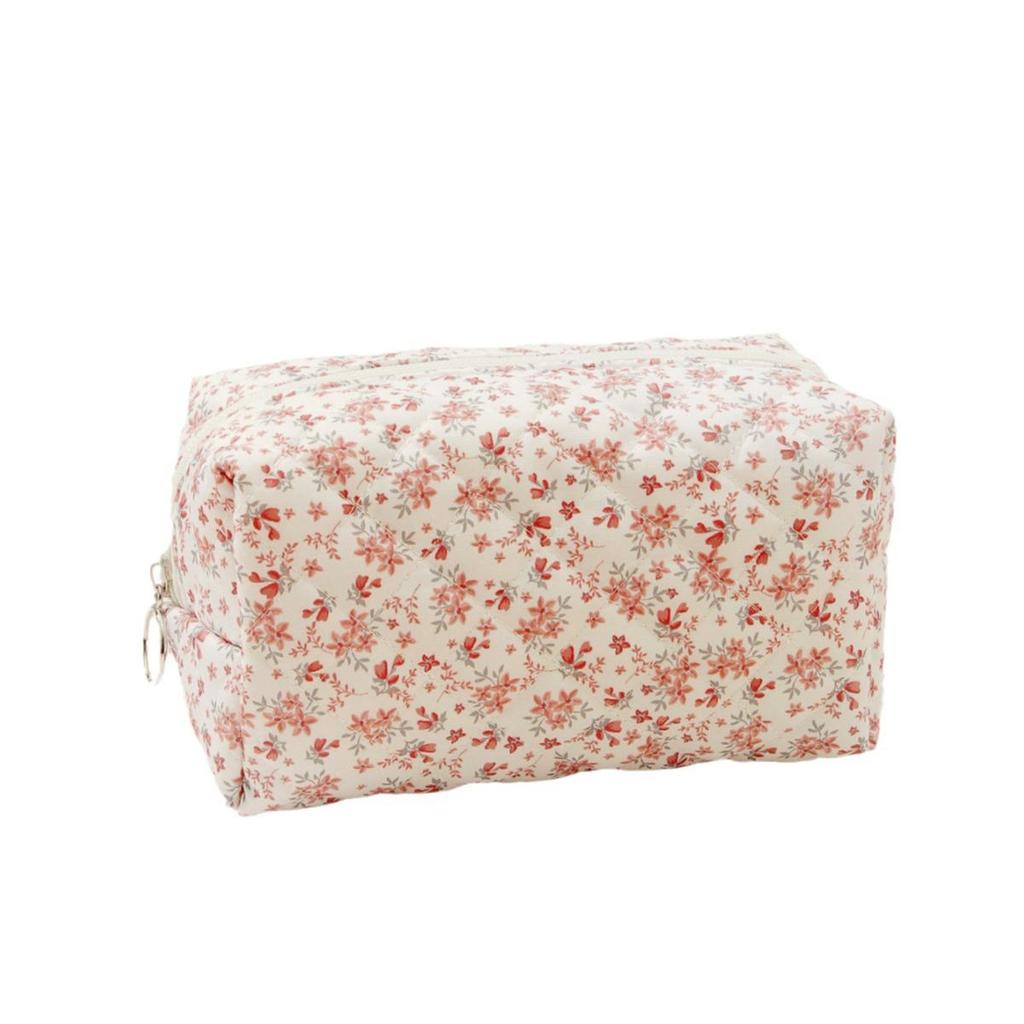 Косметичка Berg Floral из стеганого хлопка - милый дорожный принт с мелкими цветами