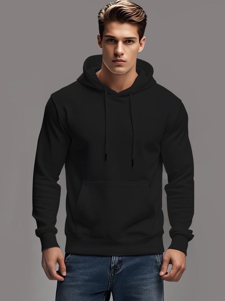 Dark Romantic Skeleton Rose Illustration Printed Premium Hoodies Men Autumn Winter Long Sleeve Sweatshirts Casual Clothing