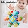Детская игрушка для прорезывания зубов Мягкий силиконовый прорезыватель для новорожденных Младенцев Качалка Успокоитель для зубов