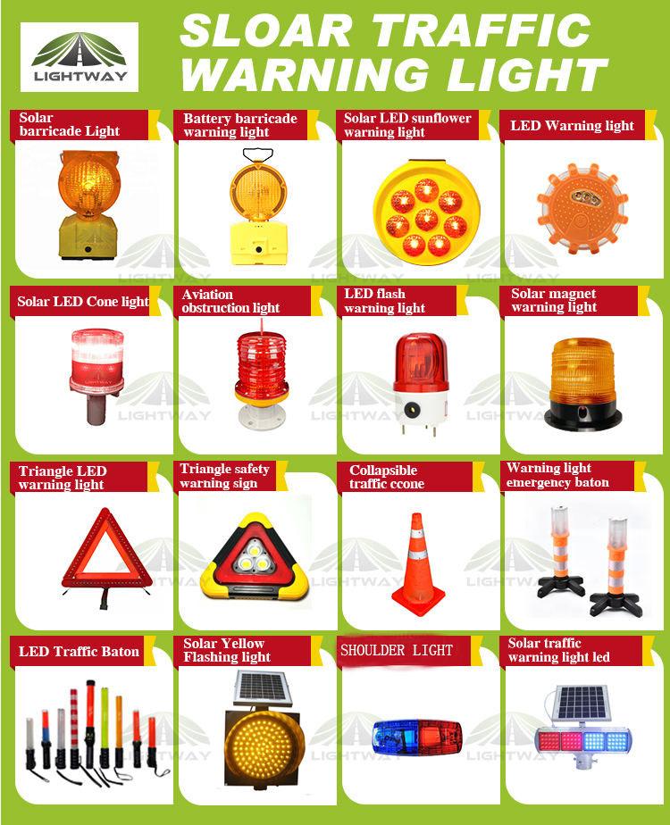 Multi-colors Plastic Emergency Disc Safety Flashing Light Traffic Warning Light Led Road Flare Strobe Warning Lights