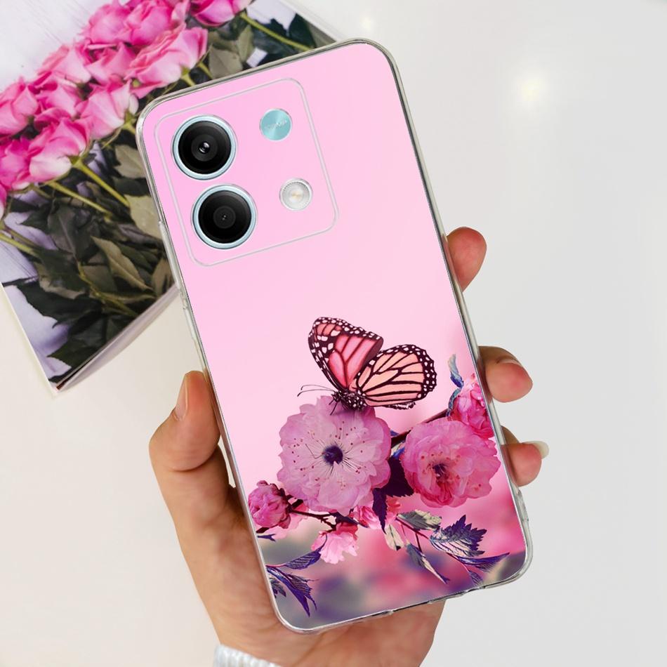 For Xiaomi Redmi Note 13 4G Case Redmi Note 13 Pro 4G Global Cute Soft Silicone TPU Slim Cover For Redmi Note13 13Pro 4G