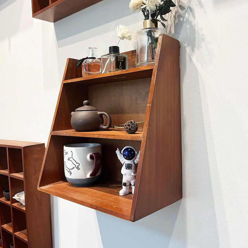 1 шт., косметическая витрина, деревянные полки, стеллаж для хранения, органайзер, настольный ящик для хранения духов