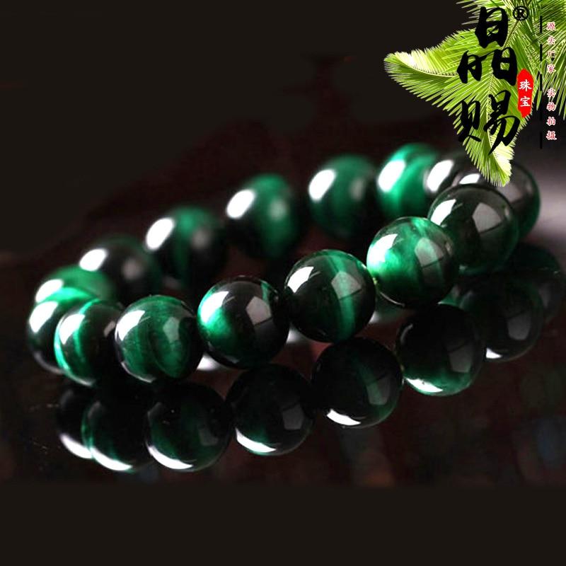 Браслет натуральный южноафриканский зеленый тигровый глаз камень орлиный глаз камень Будда из бисера ювелирные изделия