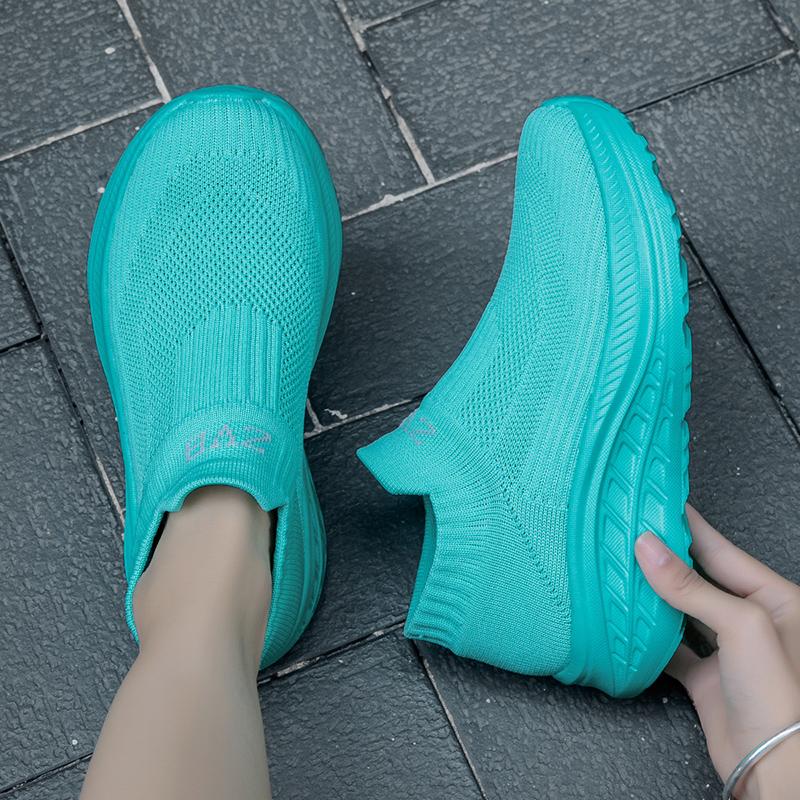 Фиолетовые Большой размер 42 Дизайнерские женские носки-туфли Tenis Feminino Фланелевые кроссовки Обувь на платформе Zapatillas Mujer Баскетбольные Femme