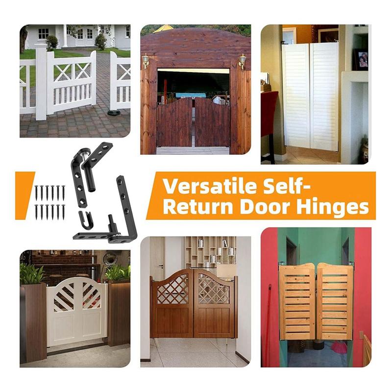 A95I-Cafe For Swing Door Hinge Hardware For Swinging Door Hardware Saloon For Swing Door Hinge Black