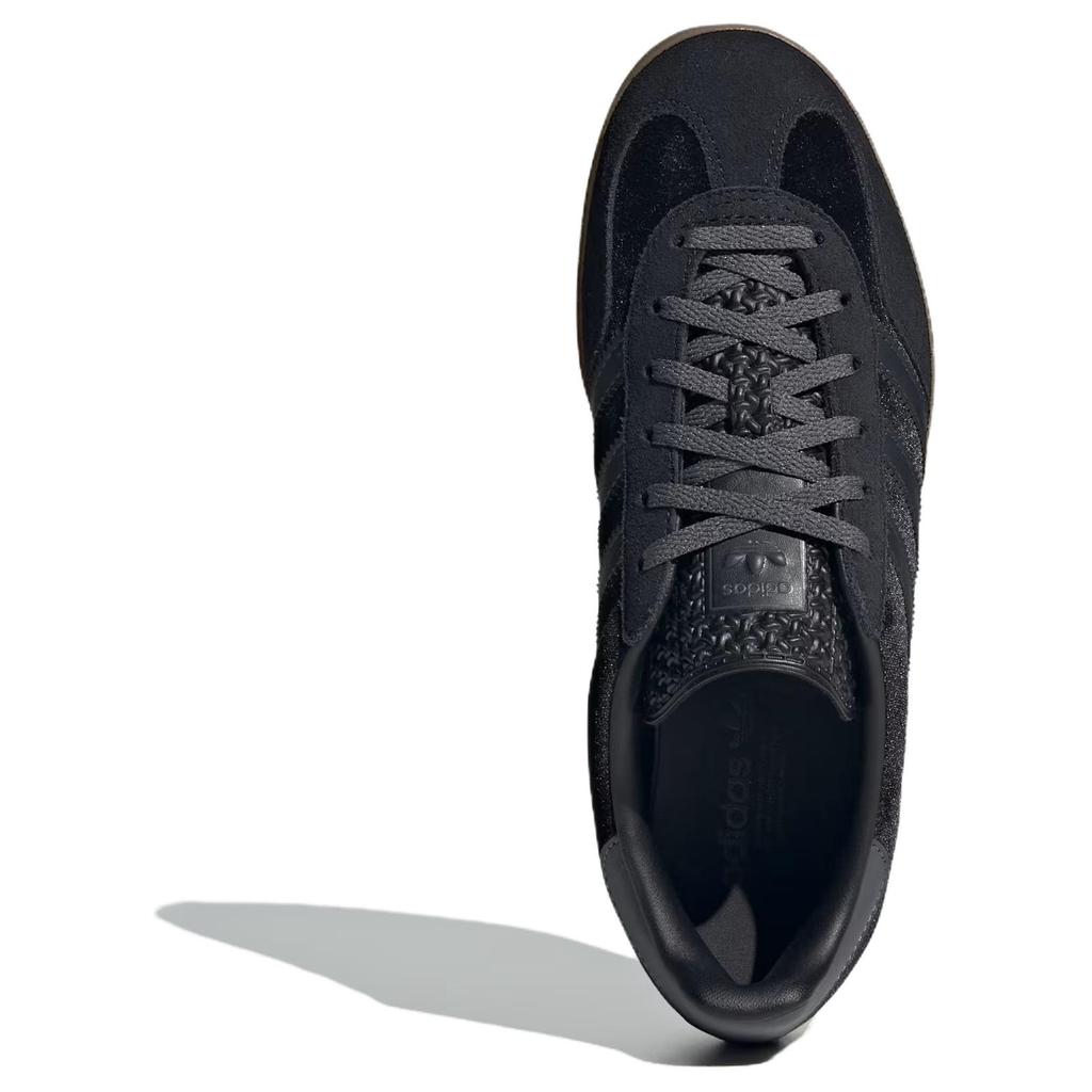Adidas Кроссовки женские Gazelle Indoor Black Carbon Velvet Core-Black Grey-Five JI2712