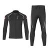 1.5mm Neoprene Wetsuit Set Men Women Long Sleeve Top Pants UV Protection Warmth Snorkeling Diving Surfing