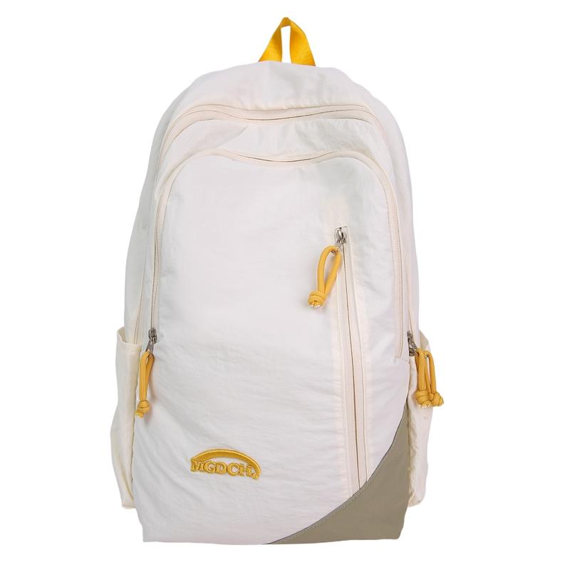 Школьный рюкзак с цветными блоками, женский рюкзак, большой емкости, студенческий дорожный рюкзак