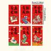 6pcs Paper 2026 Money Envelope Traditional Style Lucky Money Bag Lucky Red Pockets  Spring Festival