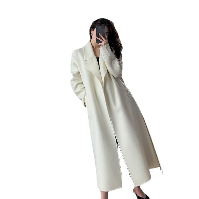 Women's, Autumn And Winter, Loose Coat, Woolen Coat, Medium Length, Thickened Coat