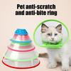Cat Cone Collar Adjustable Recovery Pet Cone E-Collar Wound Healing Anti-licking Protective Collar Neck Cover for Cats Kittens Rabbits