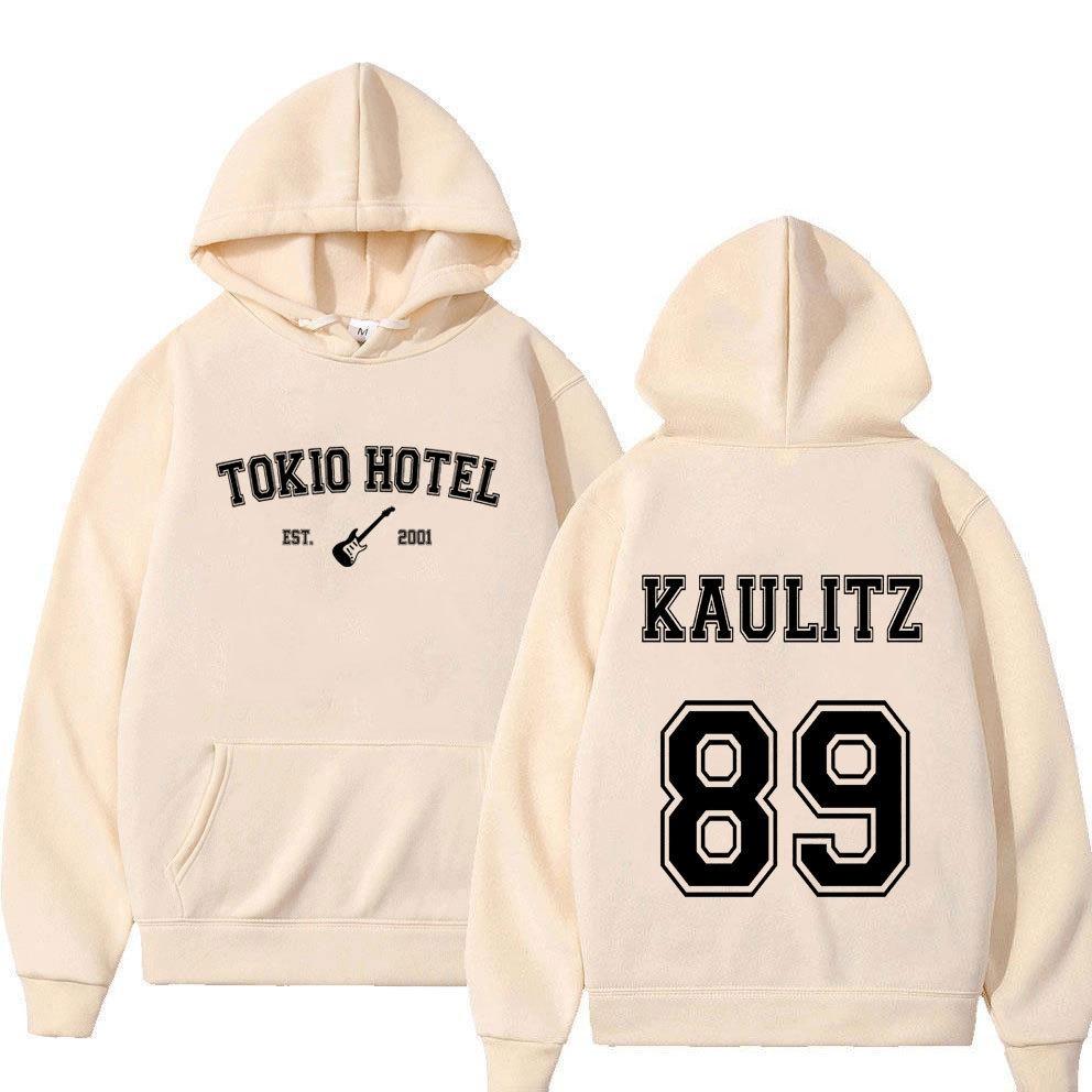 Рок-группа Tokio Hotel Kaulitz Hoodie Женская мода Повседневный пуловер Толстовка Женская хип-хоп свободный капюшон Панк уличная одежда