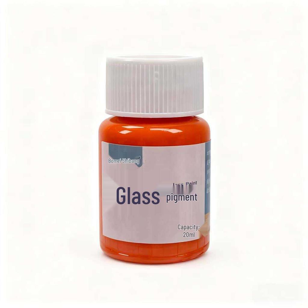 20ml Children's Non-Bake Glass Paint for DIY & Creative Glass Decoration - Waterproof & Handmade