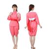 Fansaara White and Pink Japanese Kimono Costume Set for Anime School Cultural and Photoshoots Size Women's Cosplay, Movies, Halloween, Christmas,