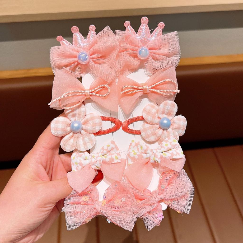 Korean Style Cartoon Hair Clips for Girls - Cute Princess Hair Accessories for Baby & Kids, Anti-Slip Baby Hairpins