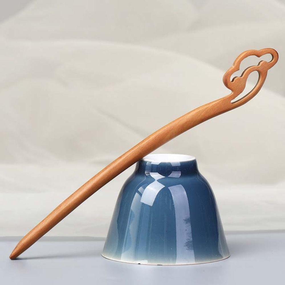 Ethnic Style Wooden Hair Stick Tassel Hanfu Hairpin Retro   For Girl