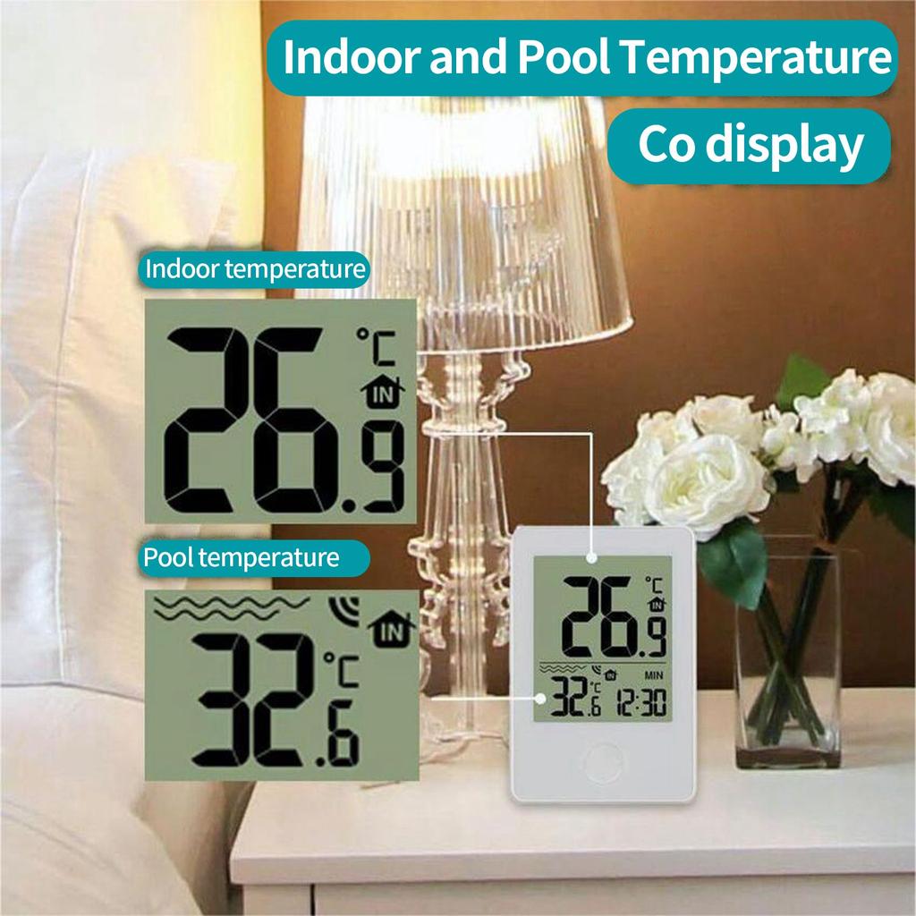 Swimming Pool , Bathtub Water Temperature Gauge, Wireless Floating Indoor And Outdoor