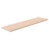 342922 vidaXL Shelf Panel 80x20x1.5 Cm Untreated Solid Oak Wood