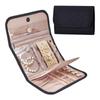 Foldable Jewellery Storage Bag with Zipper Jewelry Case  for Rings/Necklace/Earrings