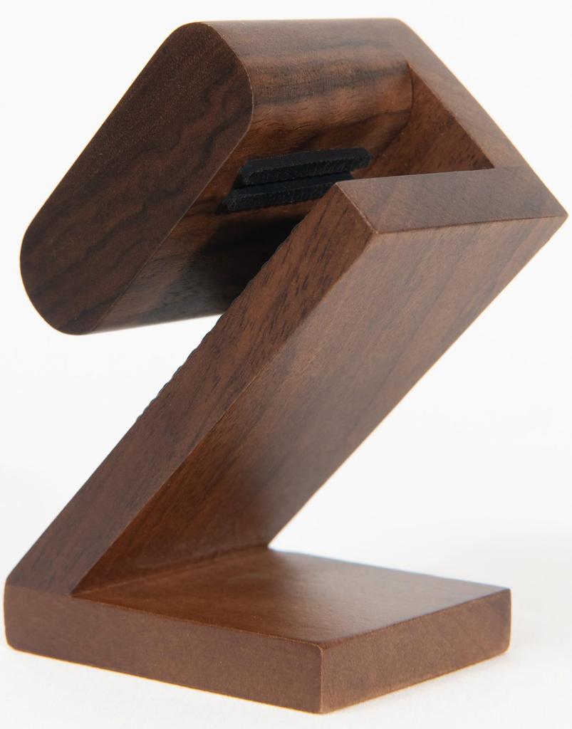 Подставка для часов EVOLBER для 1 часов, подставка из натурального редкого орехового дерева, подставка для часов (грецкий орех)