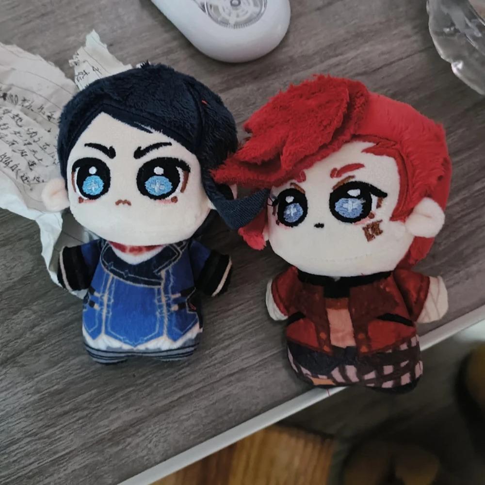 10cm Anime Stuffed Caitlyn Vi Violet Plushie Pendants Doll Vi Caitlyn Kiramman Plush Doll Toy Figure Keychain Fans Birthday Gift
