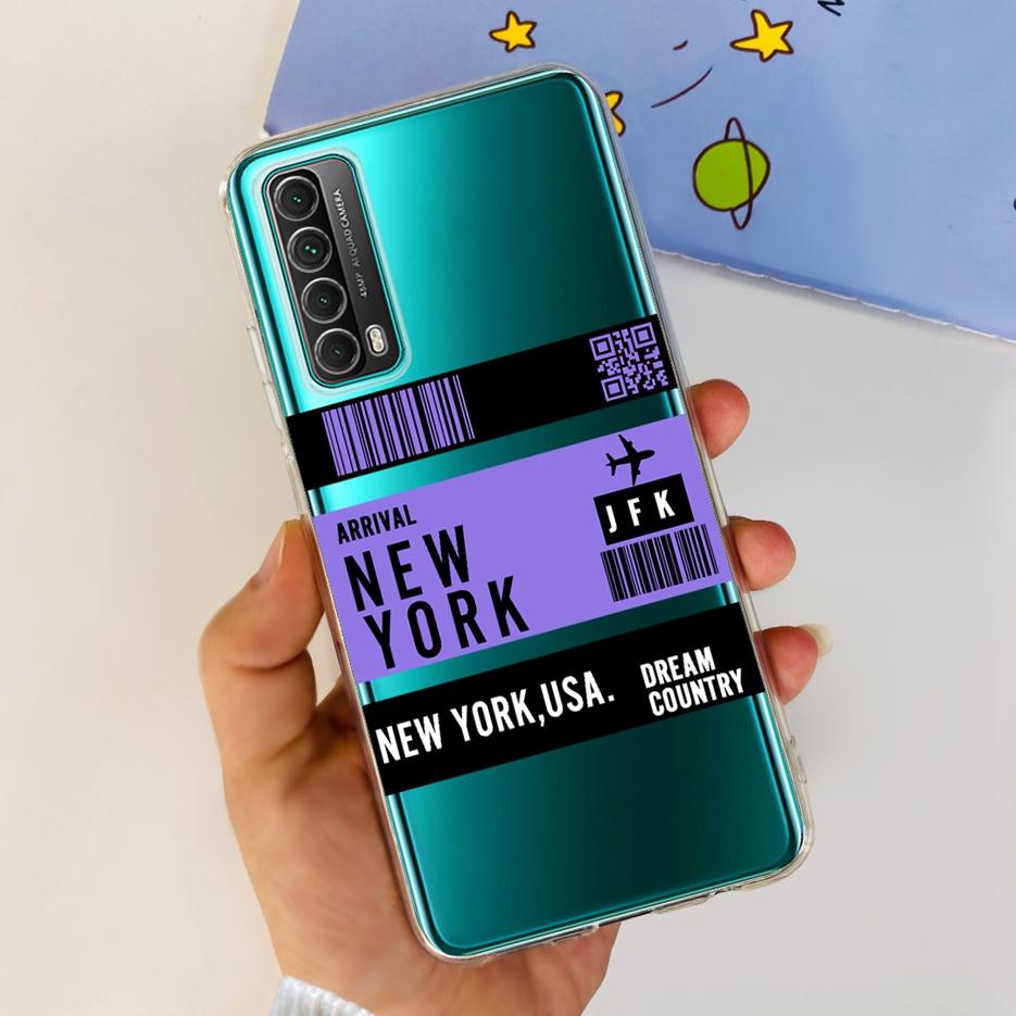 Для Huawei P Smart 2021 Чехол PPA-LX1 PPA-LX2 Новый Модный Расписной Чехол Мягкий ТПУ Чехол для Телефона Для Huawei Y7a Psmart 2021 Coque Capa