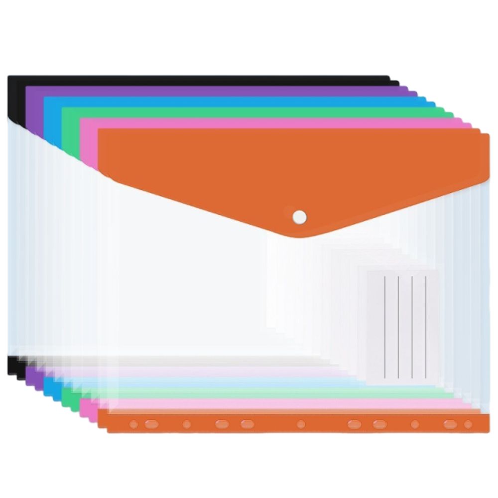 12 шт. Водонепроницаемая папка для файлов, расширяющийся карман формата А4, расширяющийся карман-биндер, школа, офис, дом