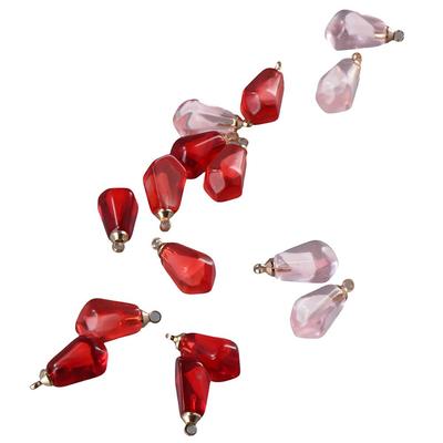 15шт 1,25см*0,8см. 3 цвета семян граната для изготовления ювелирных изделий, подвески, брелки