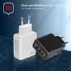 Быстрое зарядное устройство 30 Вт с двумя портами Type-C и USB (ЕС / США)