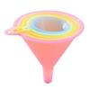 5Pcs Kitchen Funnel Set Large Medium Small Plastic Colorful Funnel Set Variety Liquid Oil Kitchen Funnels For Kitchen Use