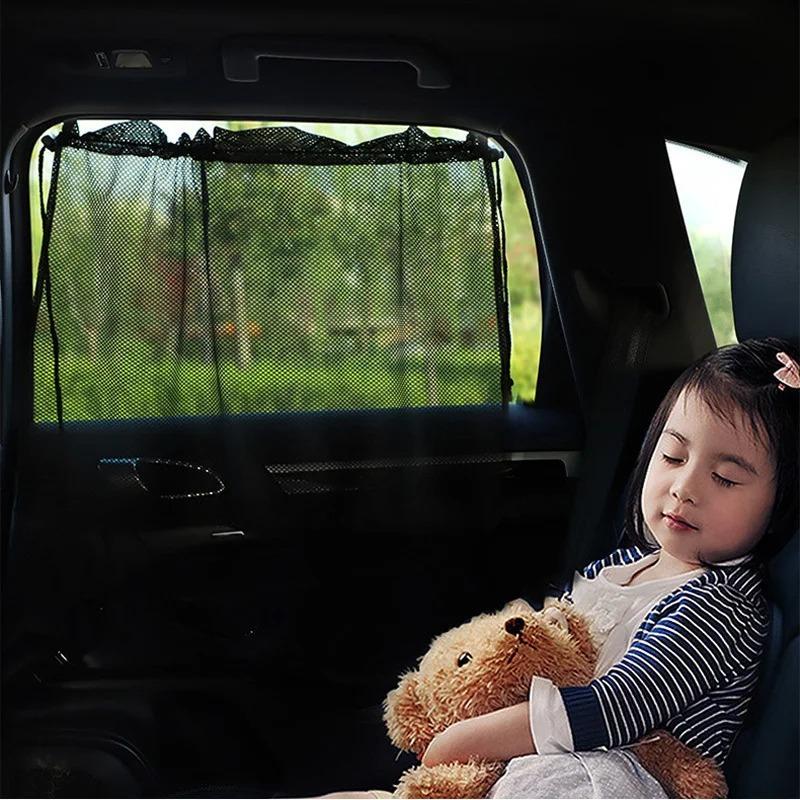 Летние шторки-солнцезащитные экраны для автомобиля, блокируют УФ-лучи, сохраняют прохладу в салоне и защищают от выцветания - прочные и простые в установке