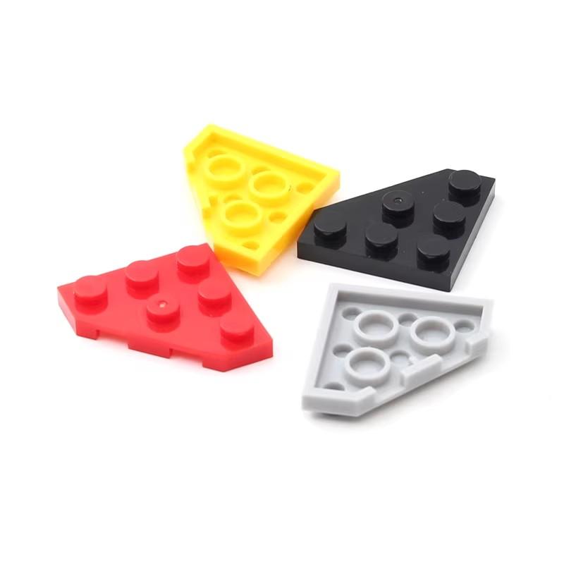 10 шт. 2450 Совместимый Набор Строительных Блоков MOC - Пластина 3x3 Угловая Обрезанная Доска DIY Сборка Образовательная Игрушка для Детей Подарок