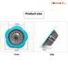 Kitchen Mesh Sink Drain Silicone Strainer Flower Shape Bathroom Drain Hair Filter Fine Hole Drain Trap Waste Screen