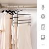 Anti-slip Multi-Pants Hanger Thickened and Reinforced Plastic-coated Organizer Gifts Towel Rack