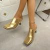 Fashion Ladies Shoes on Sale 2025 High Quality Fashion Plus Size Dress Slippers Women New Outdoor Best Seller High Heels Women Sandals