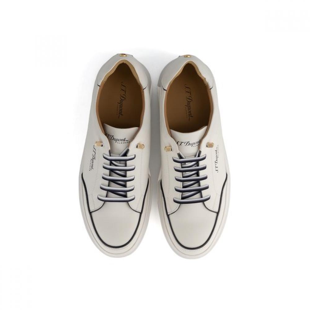 S.t. Dupont Jet Wide Low Band Sneakers Pe5smc1sn428pwh