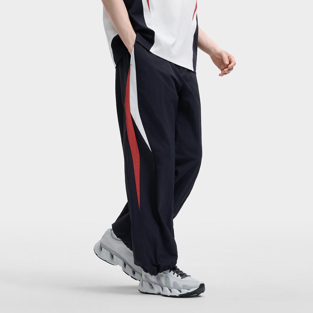 Fila Оригинальный Модный Тренд Классический Ретро Спортивный Удобный Универсальный Свободный Плетение Повседневные Брюки Мужские низ Легендарный-Синий F11M629804FNV