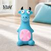 Small Medium Dog Interactive Toys Latex Animal Toy, Squeaky Chew Cute Cartoon Indoor Outdoor Play Cattle Sheep, Teeth Cleaning Toy for Aggressive
