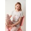 Wake Up T-shirt Capri Pajamas Set
