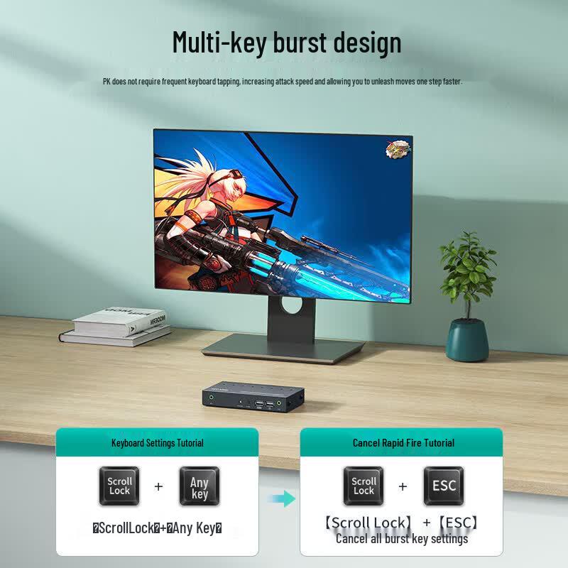 8-портовый USB KVM-переключатель-синхронизатор MT-viki