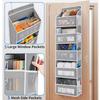 Five Layer Non-woven Fabric Door Storage Box Hanging Bag, Large Capacity Home Bedroom Hanging Storage Bag Hanging